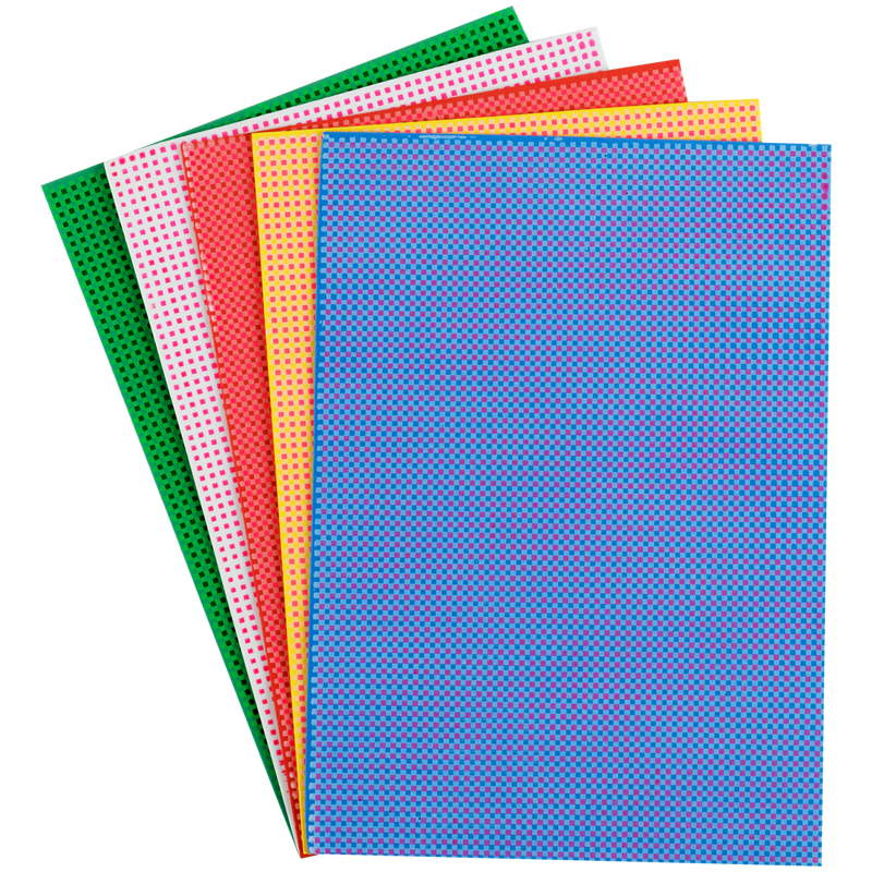 Фоамиран (пористая резина) цветной ArtSpace (5 листов А4, 5 цветов, 2мм, с узором) (Фа4_37736)