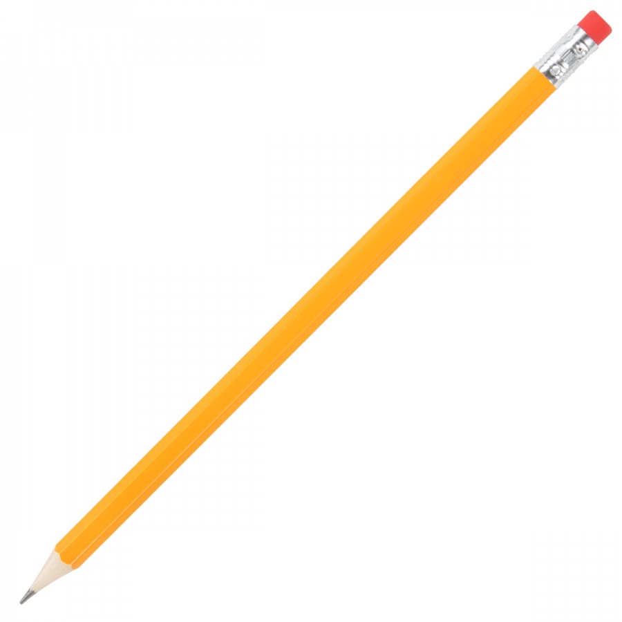 Набор чернографитных (простых) карандашей Staff (HB, с ластиком) 72шт. (181882)