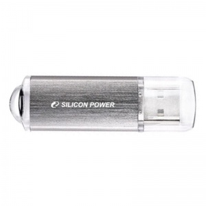 Флэш-диск USB 8Gb Silicon Power Ultima II-I, серебристый (SP008GbUF2M01V1S)