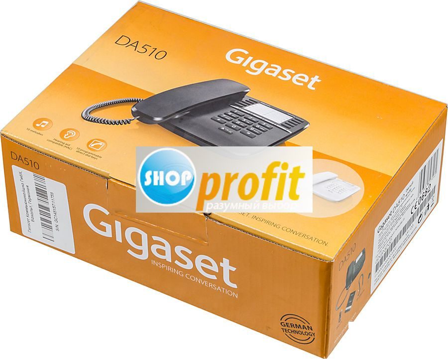 Проводной телефон Gigaset DA510, белый (DA510 WHITE)