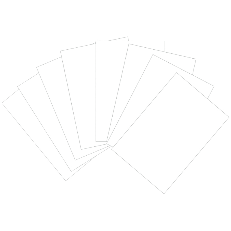 Картон белый мелованный ArtSpace (8 листов, А4) в папке (Нк8б_001)