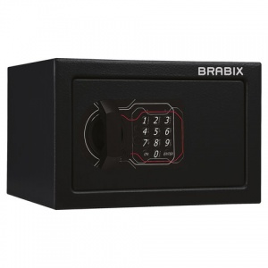 Сейф мебельный Brabix SF-170EL, черный, электронный (S103BR210614)