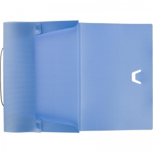 Папка на резинках Attache Selection Breeze (А4, 10мм, 700мкм, пластик) голубая
