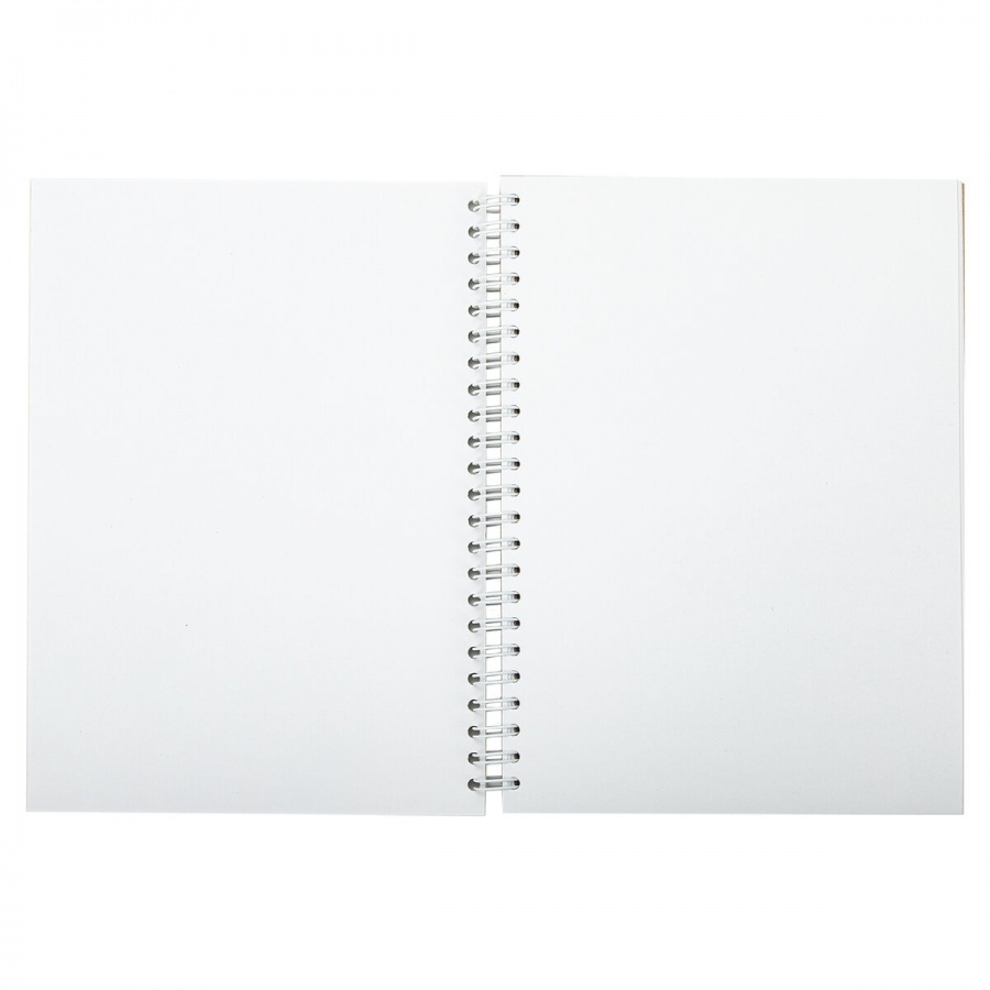 Блокнот для зарисовок 146х204мм, 60л Brauberg Art (4 типа бумаги - акварельная, белая, черная, крафт) (115066)