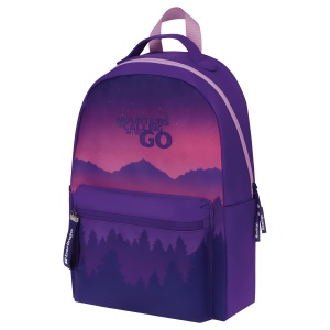 Рюкзак школьный Berlingo "Scenic" 41x28x16см, 1 отделение, 3 кармана, уплотненная спинка (RU090S16)