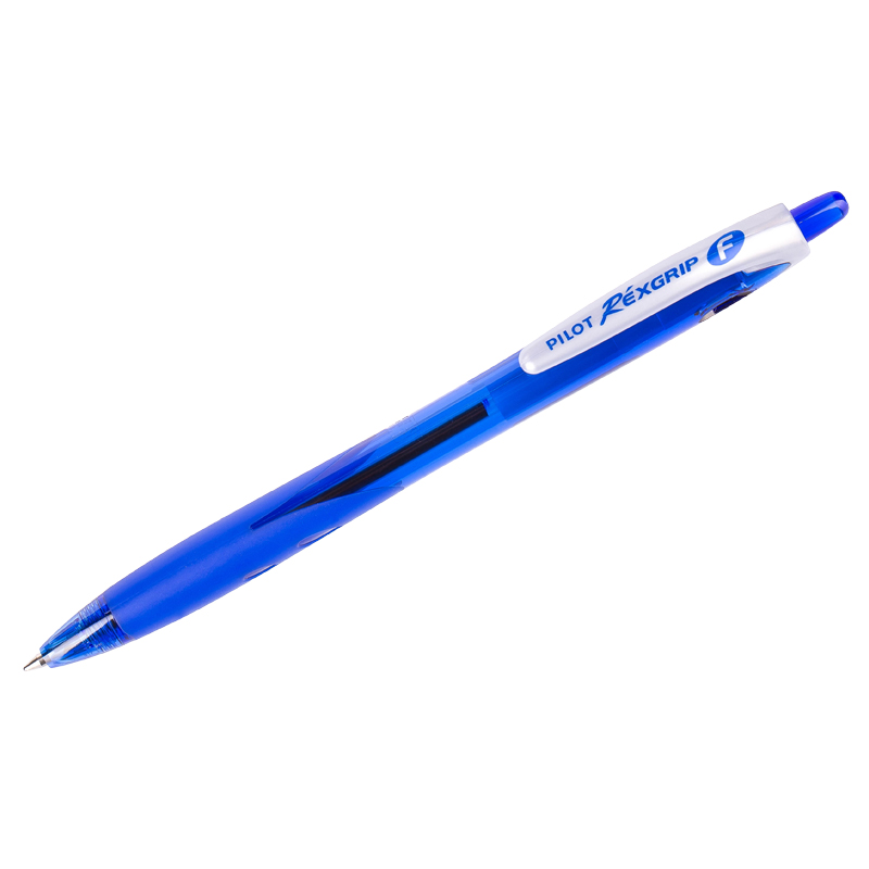 Ручка шариковая автоматическая Pilot Rex Grip (0.32мм, синий цвет чернил, масляная основа) 12шт. (BPRG-10R-F-L)