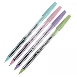 Ручка шариковая Deli Think (0.5мм, синий цвет чернил) 1шт.