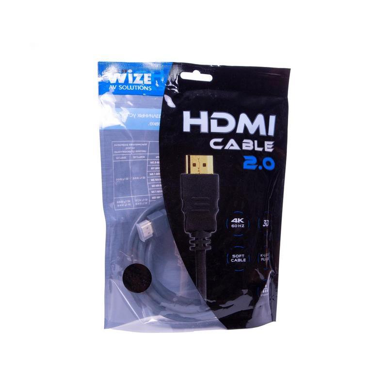 Кабель видео Wize, HDMI - HDMI M/M, 5м (CP-HM-HM-5M)