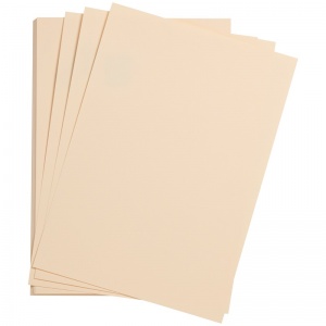 Бумага цветная Clairefontaine "Etival color" (24 листа, 500х650мм, 160 г/кв.м, лимонный, легкое зерно, хлопок) (93791C)