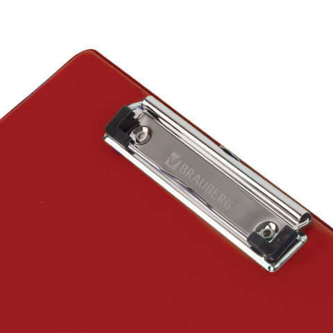 Доска-планшет Brauberg Number One (А4, до 50 листов, картон/пвх) бордовый (232219)