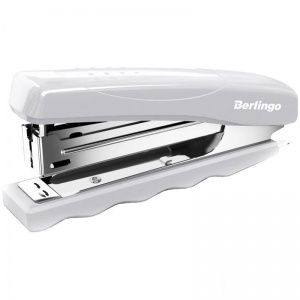 Степлер Berlingo Comfort, №10, до 16 листов, пластиковый корпус, серый (DSn_16361)