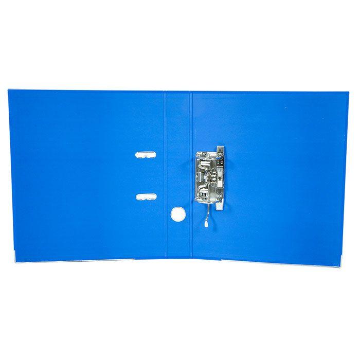 Папка с арочным механизмом inФОРМАТ (55мм, А4, картон/пвх односторонний, съемный механизм) синяя, 10шт.