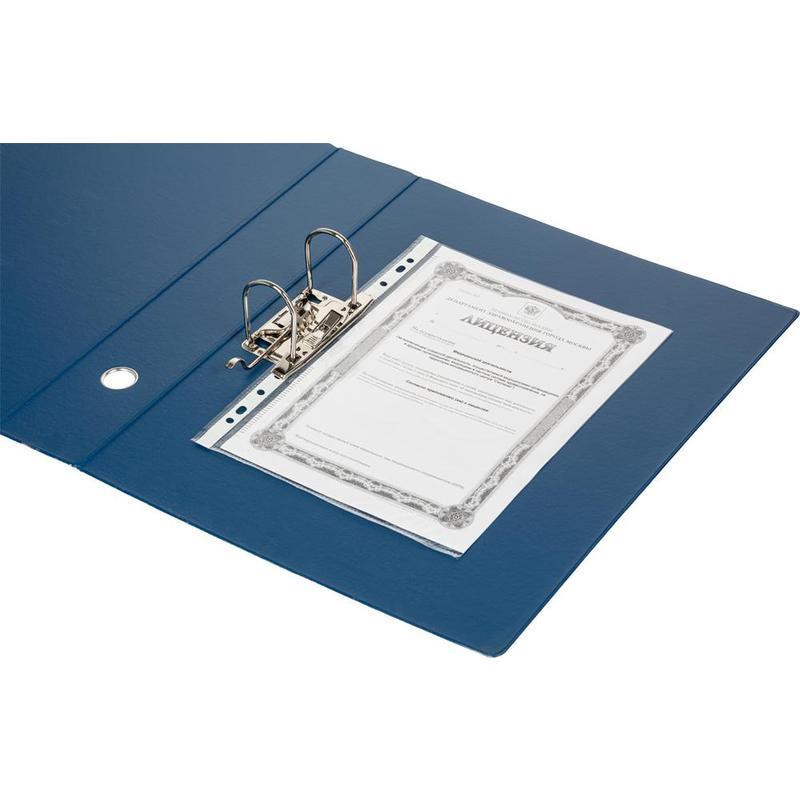 Папка с арочным механизмом Attache (80мм, А3, картон/пластик) синяя, 6шт.