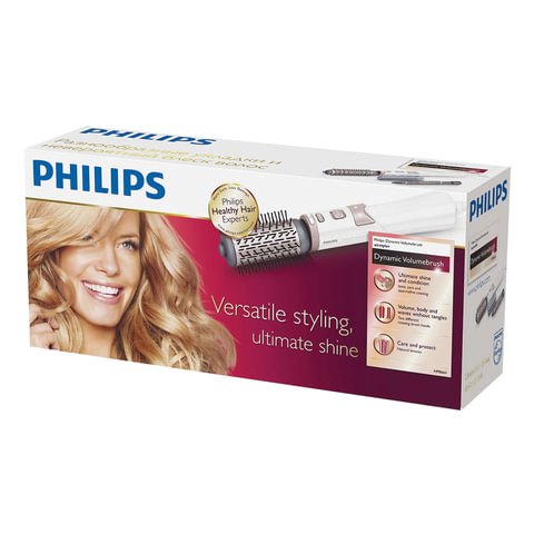 Фен-щетка Philips HP8664, 1000Вт, белый (HP8664)
