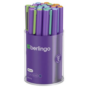 Ручка шариковая Berlingo Envy (0.7мм, синий цвет чернил, игольчатый стержень) 20шт. (CBp_07990)