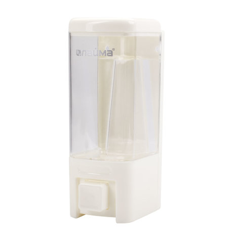 Диспенсер для жидкого мыла Лайма, наливной 480мл, ABS-пластик, белый (605052), 50шт.