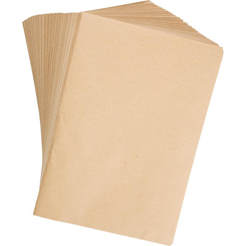 Крафт-бумага оберточная в листах А4, 210мм x 300мм, 78 г/кв.м (5 кг)