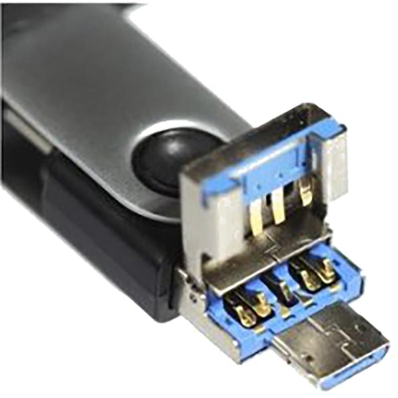 Флэш-диск USB 16Gb SmartBuy Trio 3 in 1 OTG (SB16GBTRIO)