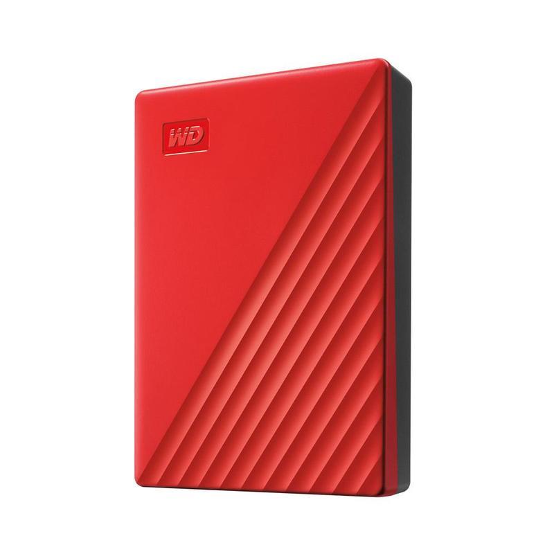 Внешний жесткий диск WD My Passport, 4Тб, красный (WDBPKJ0040BRD-WESN)