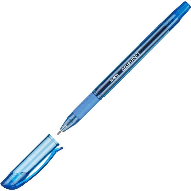 Ручка шариковая Attache Selection Leonardo (0.5мм, синий цвет чернил, масляная основа) 1шт.