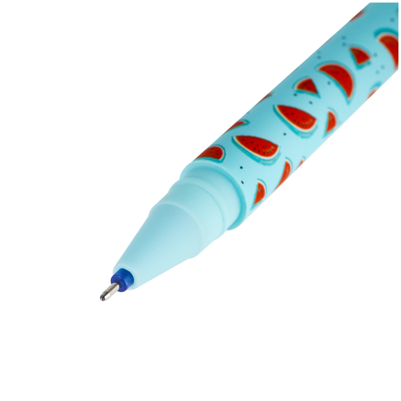 Ручка гелевая стираемая MESHU &quot;Juicy cats&quot; (0.5мм, синяя, софт-тач) 36шт. (MS_54001)
