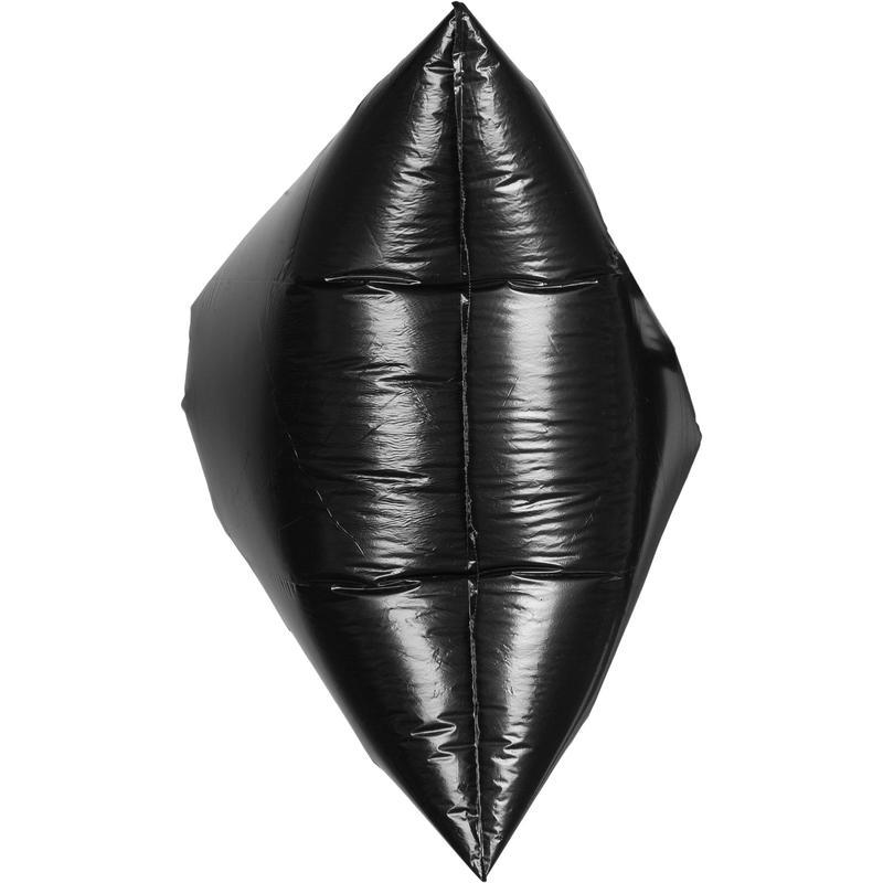 Мешки для мусора 300л Ромашка (105х150см, 60мкм, черные) ПВД, 10шт. в рулоне