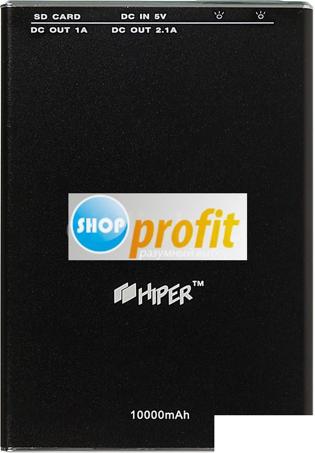Внешний аккумулятор Hiper MP10000 (10000 mAh) черный (MP10000 BLACK)