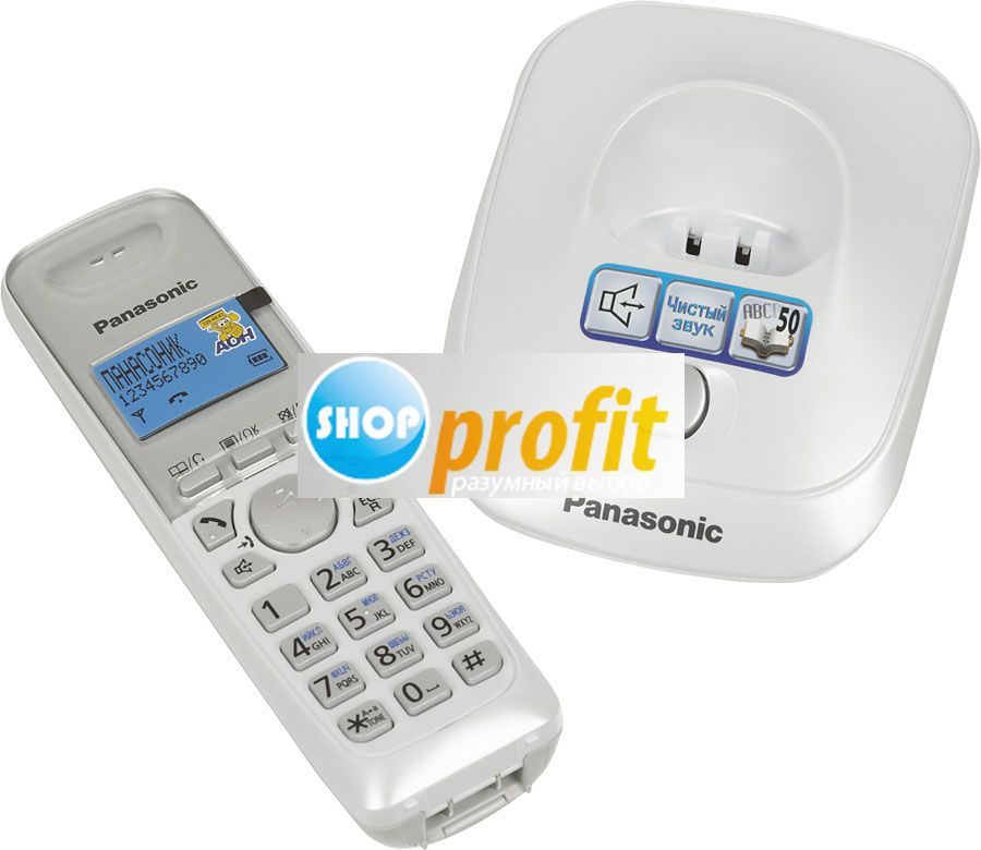 Радиотелефон Panasonic KX-TG2511RUW, белый (KX-TG2511RUW)