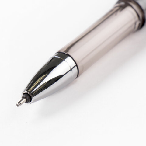 Ручка гелевая стираемая Staff College (0.38мм, черная, игольчатый узел) 12шт. (143665)