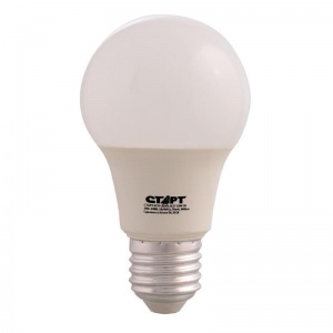 Лампа светодиодная Старт ECO LED (10Вт, E27, грушевидная) теплый белый, 10шт.