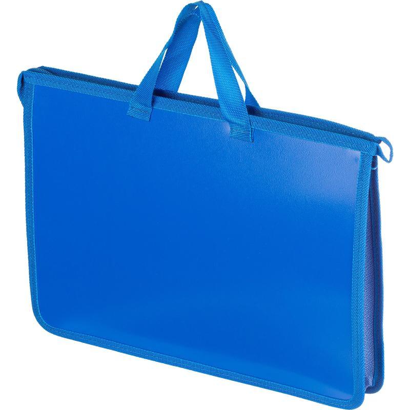Папка-портфель Attache (А4+, 1 отделение, синяя, 340х40х245мм)