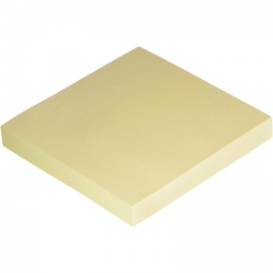 Клейкие закладки бумажные Attache Economy, желтый по 100л., 76х76мм