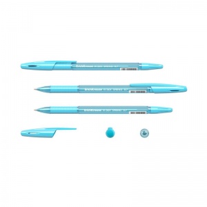 Ручка шариковая ErichKrause R-301 Spring Stick&Grip (0.35мм, синий цвет чернил), 50шт.