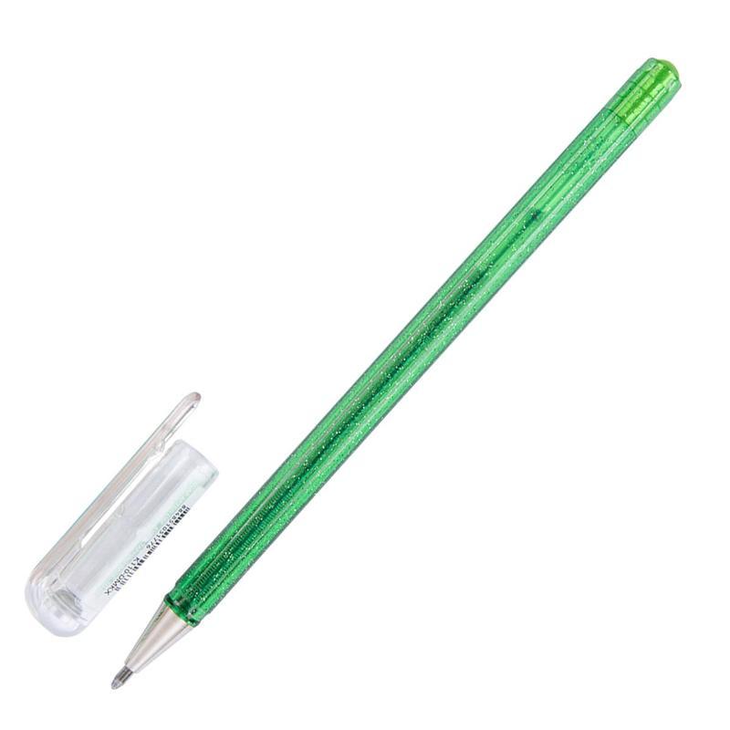 Ручка гелевая Pentel Hybrid Dual Metallic (1мм, хамелеон светло-зеленый/синий/красный) 12шт.