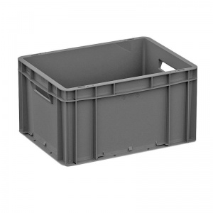 Ящик (лоток) универсальный I Plast ЕС 4322.1, полипропилен, 400x300x220мм, серый