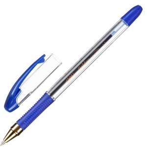 Ручка шариковая Deli Arris Golden (0.5мм, синий цвет чернил), 12шт.