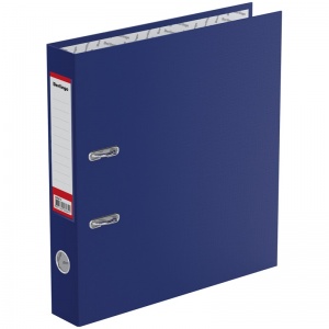 Папка с арочным механизмом Berlingo (50мм, А4, до 450л., картон/бумвинил) синяя (AM4613)