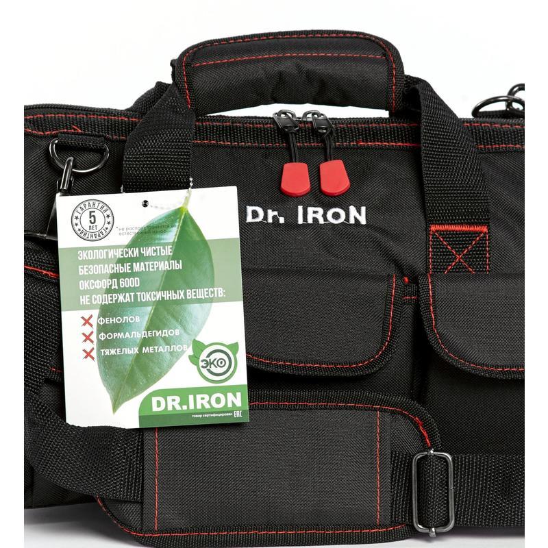 Сумка для инструментов Dr.Iron, 13 карманов, 36х22х23см, 12кг (DR1021)