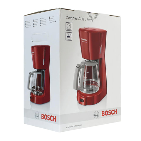 Кофеварка капельная Bosch TKA 3A034, красный (TKA3A034)