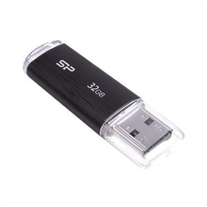 Флэш-диск USB 32Gb Silicon Power Ultima U02, USB2.0, черный