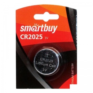 Батарейка SmartBuy CR2025 (3 В) литиевая (блистер, 1шт.) (SBBL-2025-1B)