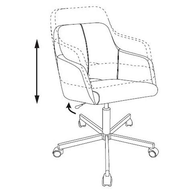Конференц-кресло Бюрократ CH-380M/402CAPPU, М, ткань миндальная капучино (1430564)