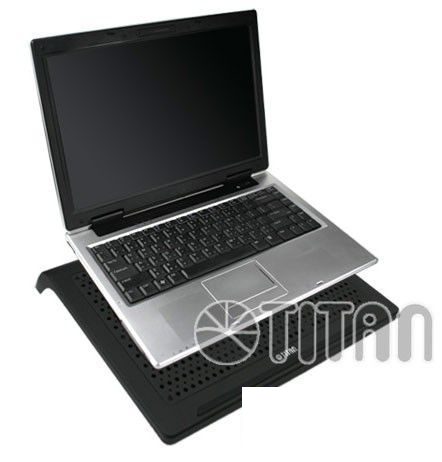 Подставка для ноутбука Titan TTC-G25T/B2, 17&quot;, 1 вентилятор, черная (TTC-G25T/B2)