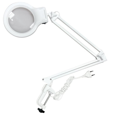 Светильник Трансвит Леда С20 LED (светодиодная лампа, 8Вт) с увеличительной линзой, белый