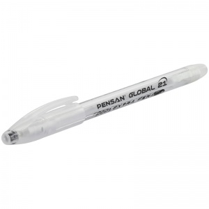 Ручка шариковая Pensan Global-21 (0.3мм, черный цвет чернил, масляная основа) 1шт. (2221)