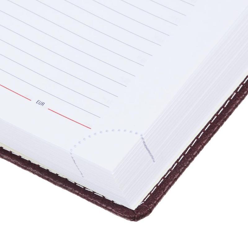 Ежедневник недатированный А5 Attache Bizon (176 листов) обложка кожзам, бордовая (142x210мм), 10шт.