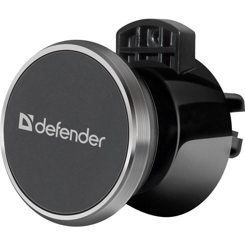 Держатель автомобильный Defender CH-128, универсальный, черный, магнит (29128)