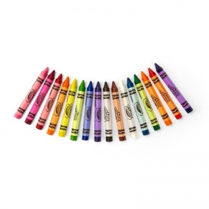 Мелки восковые 8 цветов Crayola Супер чисто (d=8мм, круглые, смываемые)