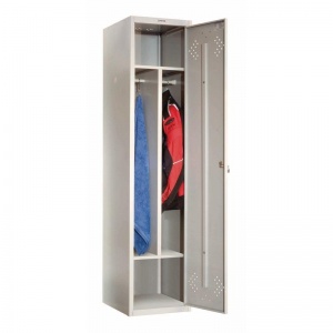 Шкаф для одежды металлический Практик LS-11-40D, 418х500х1830мм