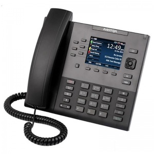 Телефон IP проводной AASTRA, черный (80C00002AAA-A)